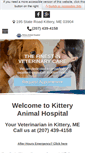 Mobile Screenshot of kitteryanimalhospital.com