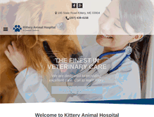 Tablet Screenshot of kitteryanimalhospital.com